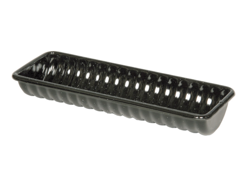 RIESS Email Rehrückenform 30x10 cm SCHWARZ