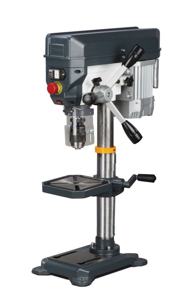 OPTIMUM Tischbohrmaschine mit Keilriemenantrieb DQ 18 230V