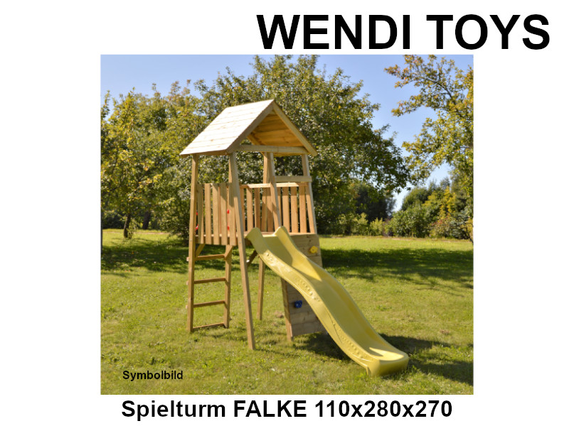 WENDI TOYS Spielturm FALKE 110x280x270