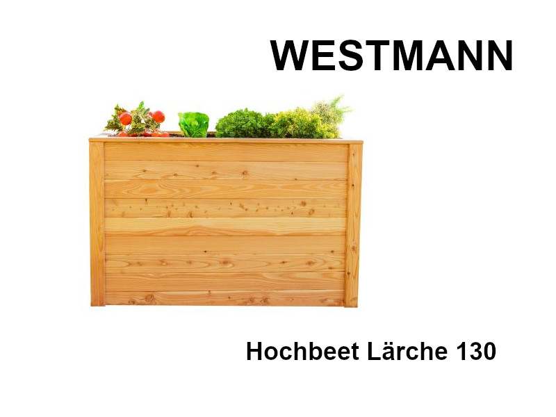 WESTMANN Hochbeet Lärche 130x65x84 cm natur