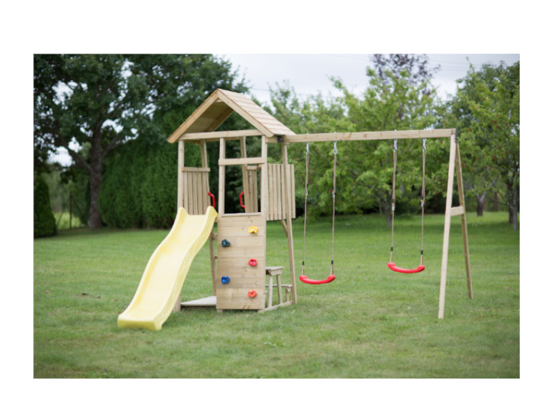 WENDI TOYS Spielturm GIRAFFE 340x280x270