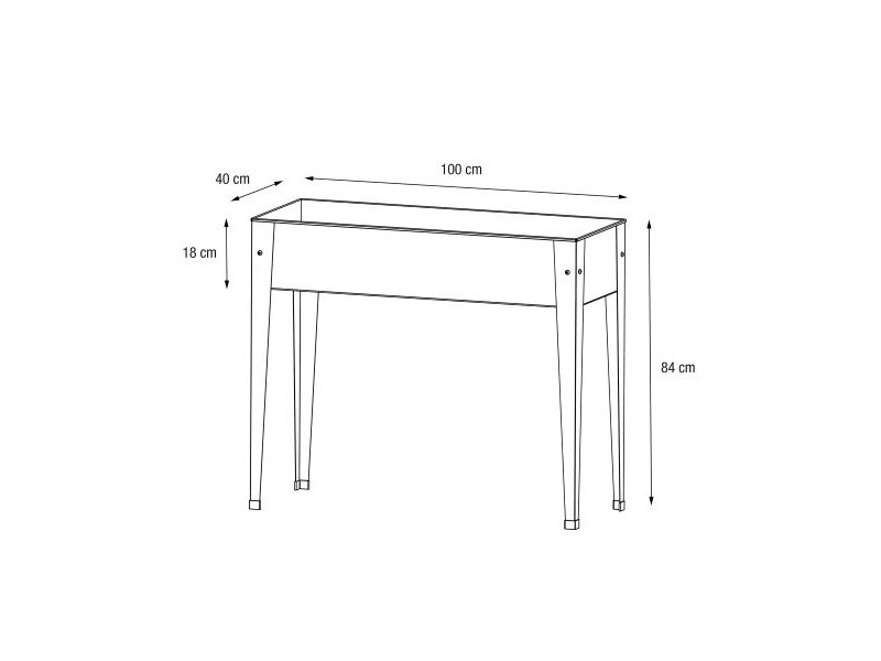 HERSTERA Garten Hochbeet URBAN kaktusgrün 100x40x84