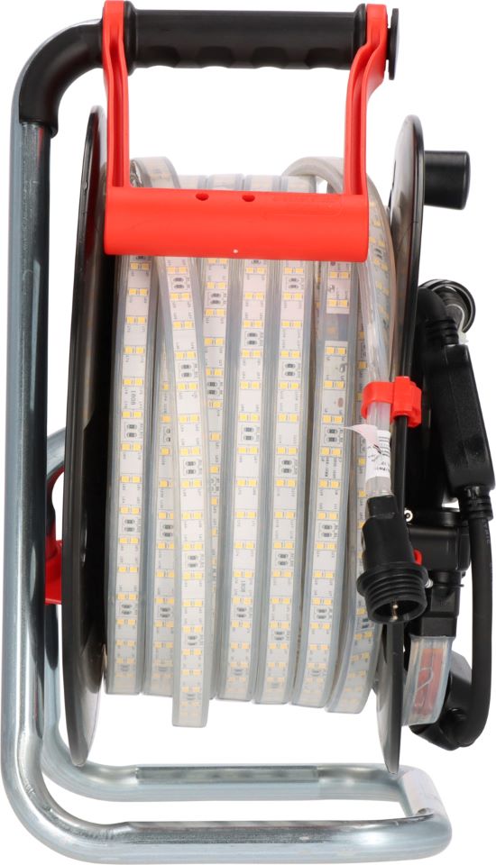 BRENNENSTUHL LED-Lichtschlauch BS2540SI S auf Aufbewahrungstrommel - 25m einseitig