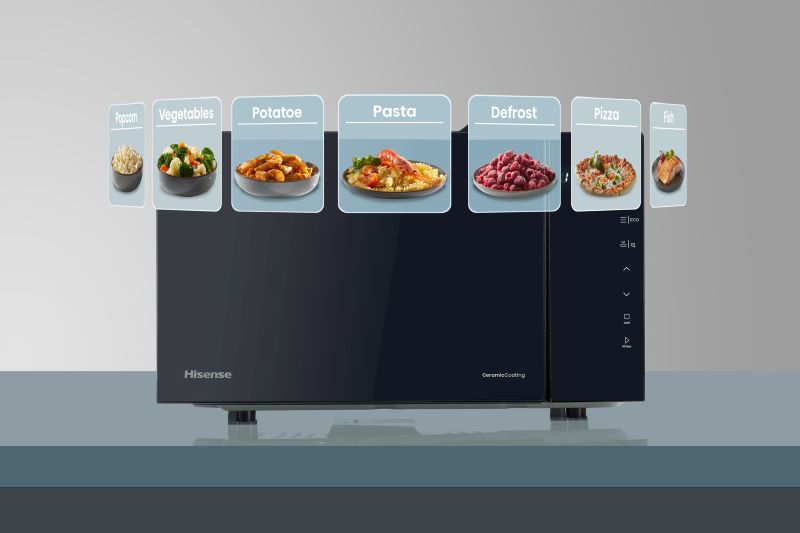 HISENSE Stand-Mikrowelle Solo "SmartTab" H23MOBS5H4
