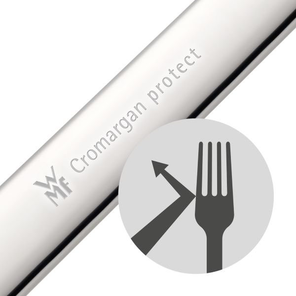 WMF Besteck KULT PLUS 66-teilig poliert, Cromargan protect, Set für 12 Personen