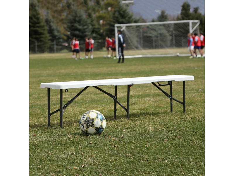 LIFETIME Klappbank Kunststoff weiss