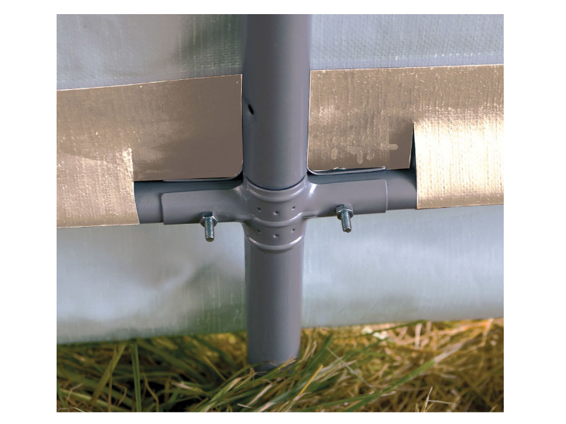 SHELTERLOGIC Folien Gewächshaus 4,32m² 240x180 cm WEIß