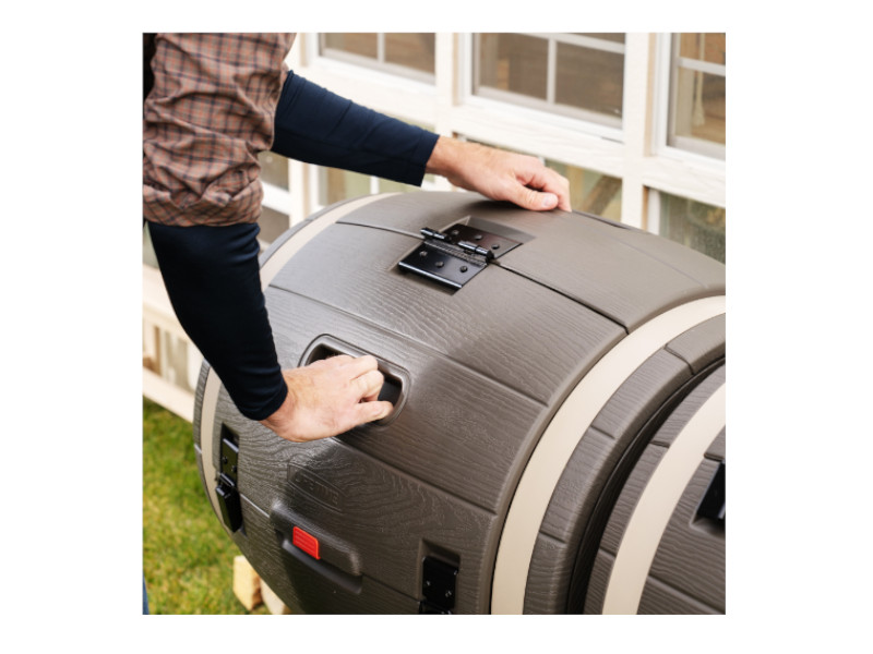 LIFETIME Trommelkomposter Fass 380 L