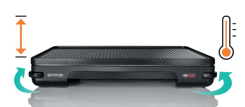 GORENJE Tisch-Plattengriller TG2000LCB