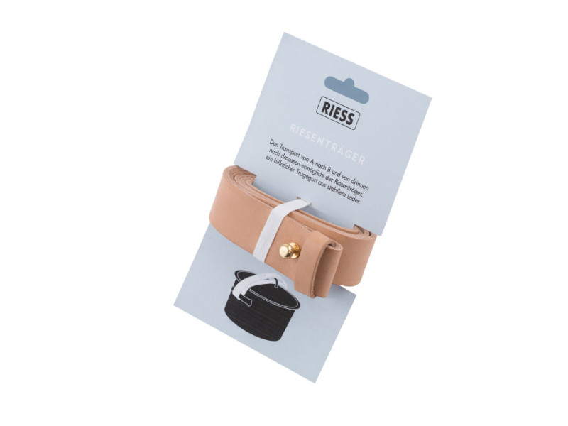 RIESS Email Riesenträger Tragegurt aus Leder 115cm 4954-000