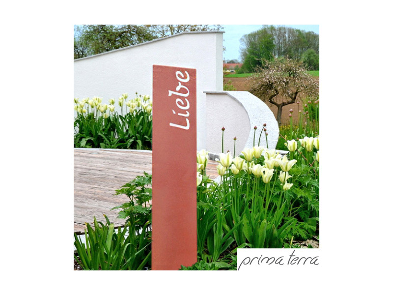 PRIMA TERRA Gartenstelen "LIEBE" 120x20cm