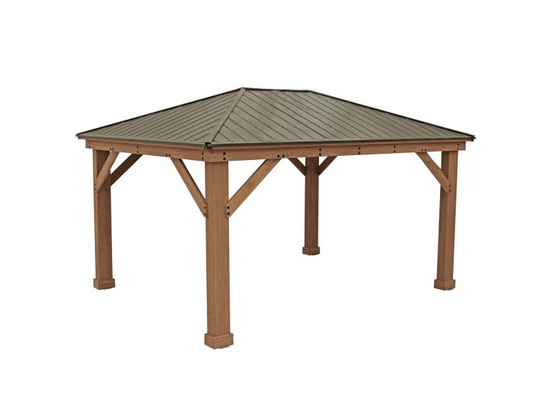 WESTMANN Holzpavillon DEVON 371x490 cm natur "12x16"