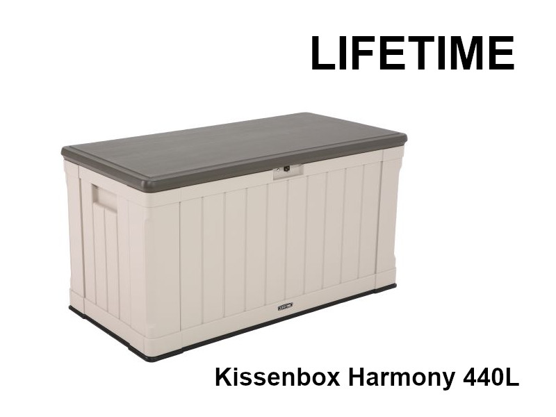 LIFETIME Kissenbox HARMONY Lichtgrau 440 L