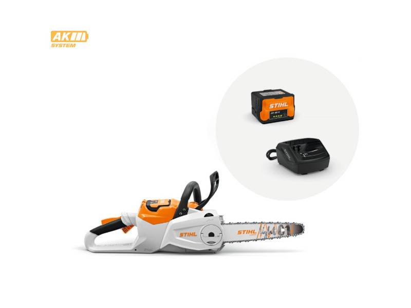 STIHL Akku Kettensäge MSA 80 mit Akku AK 30 S und Ladegerät AL 101