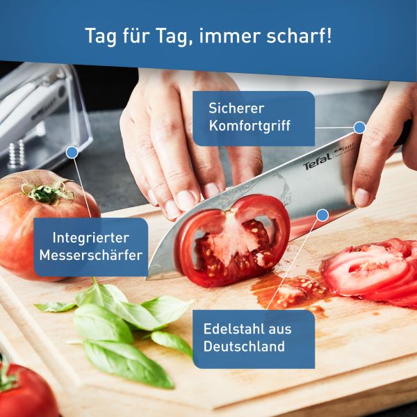 TEFAL Ever Sharp Santokumesser 16,5 cm  - K25790