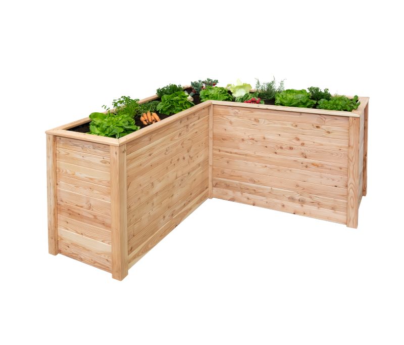 WESTMANN Hochbeet Lärchenholz Klassik L, 170/170x61x84 cm