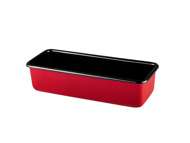 RIESS Email Königskuchenform 30x10 cm ROT 0638-020