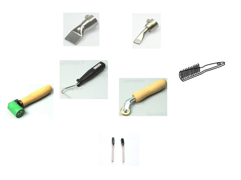 LEISTER Düsenset für Triac ST/AT Überlappschweißen 6tlg + GRATIS Ersatzkohlen (100.645)