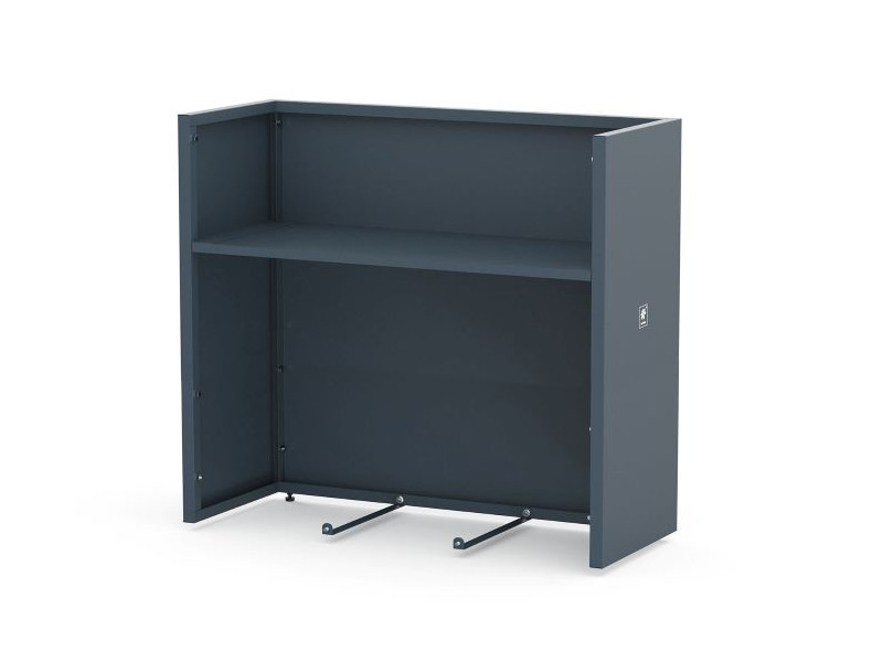 HERSTERA Pflanzgefäß Metall DIVIDER 100x40x115 anthrazit