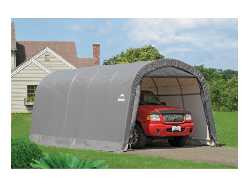 SHELTERLOGIC Folien Garage in-a-BOX 22,57m² 600x370cm GRAU