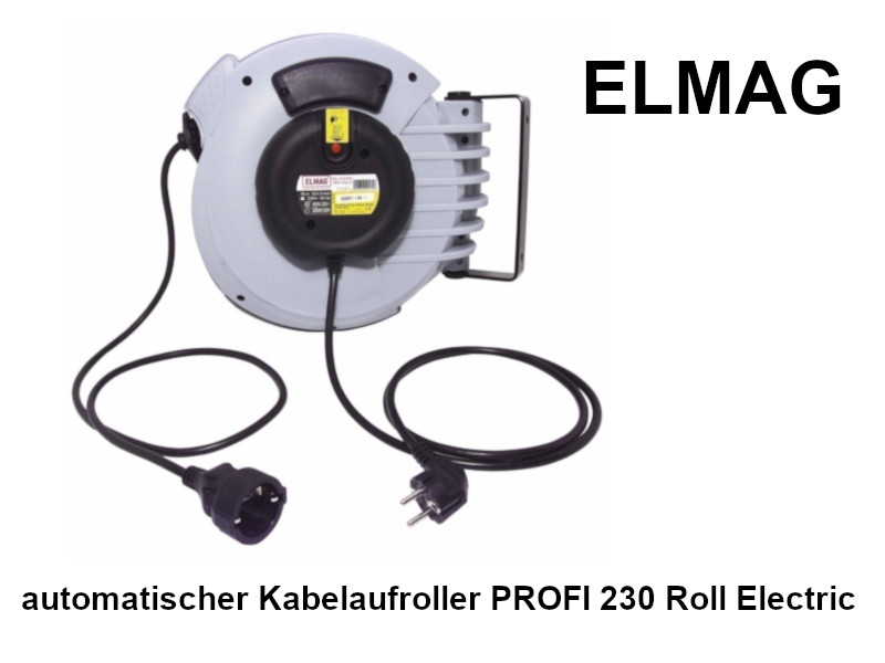 ELMAG automatischer Kabelaufroller PROFI 230 Roll Electric