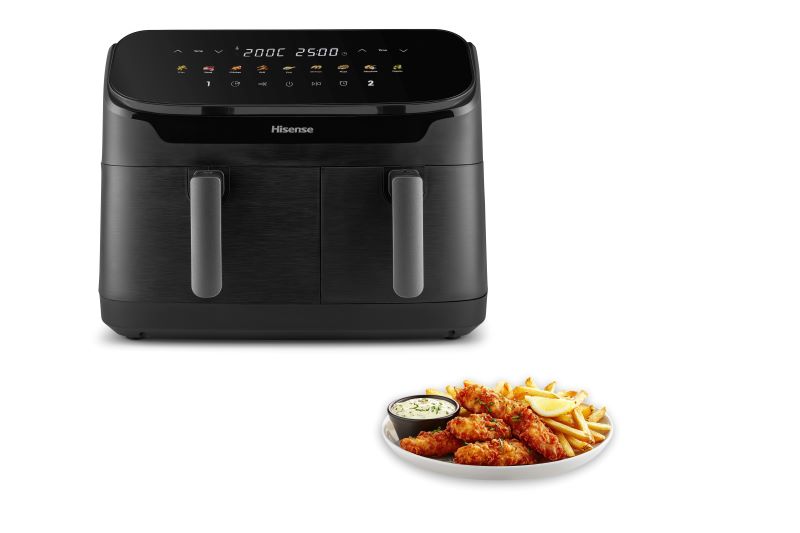 HISENSE AirFryer Solo - Heißluft-Fritteuse (11 Liter) HAF2700DHA