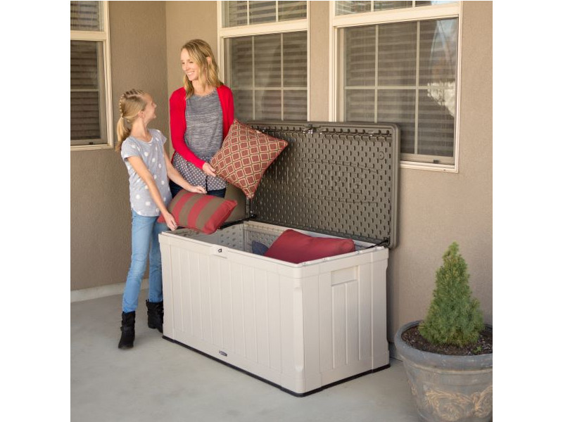 LIFETIME Kissenbox HARMONY Lichtgrau 440 L