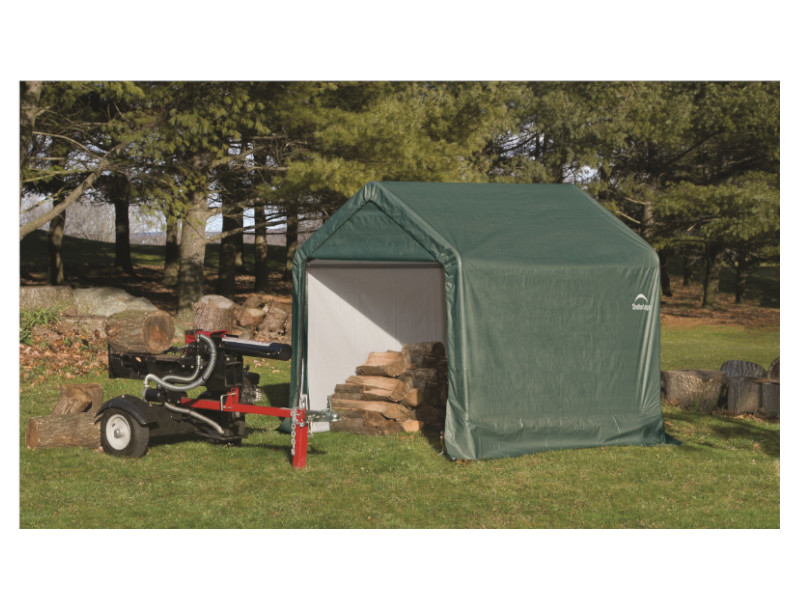 SHELTERLOGIC Gerätehaus Folienhaus 3,24m² 180x180x180 cm GRÜN