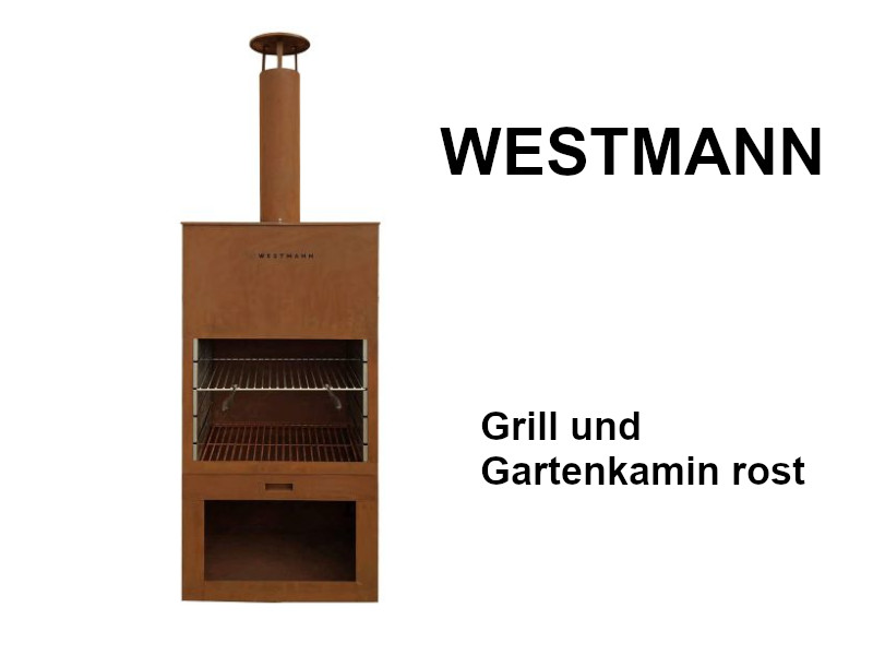 WESTMANN Grill und Gartenkamin rost