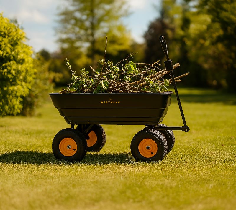 WESTMANN Kunststoff Gartenwagen Prakta M 125l, m. Kippfunktion
