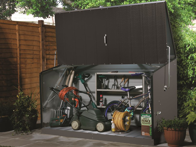 TRIMETALS Aufbewahrungsbox STOREGUARD inkl. Metallboden 196x89x113cm