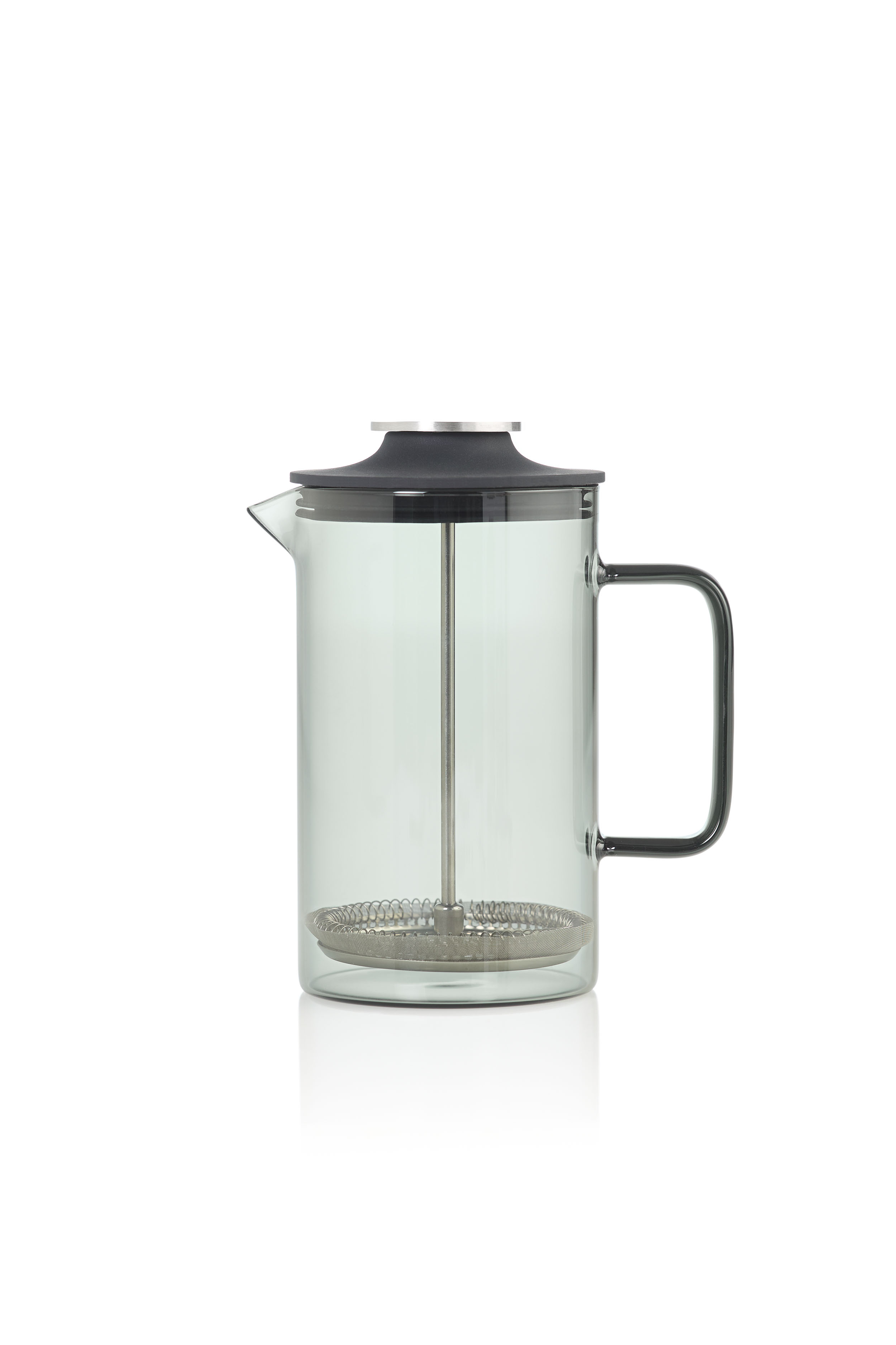 AdHoc Impact MC80 French Press Kaffeebereiter 600 ml Borosilikatglas Edelstahl