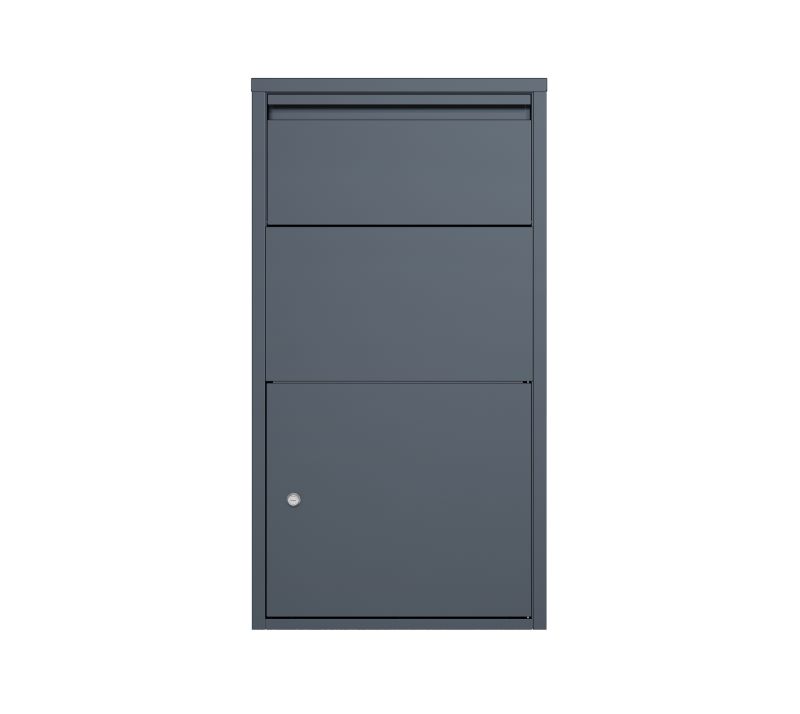 WESTMANN Briefkasten Pollux Stahl mit Paketbox freistehend