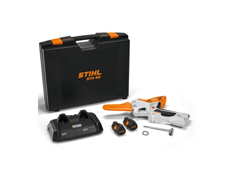 STIHL Akku Gehölzschneider GTA 40 mit 2x Akku AS 2 und Ladegerät AL 5-2