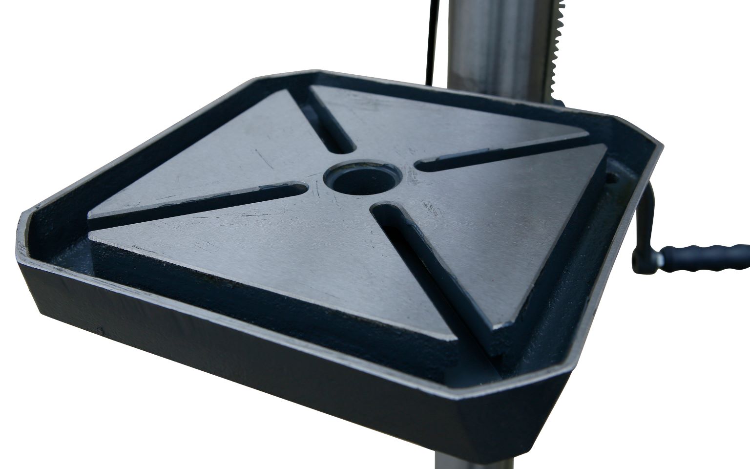 OPTIMUM Tisch- und Säulenbohrmaschine mit Keilriemenantrieb DQ 32 SET