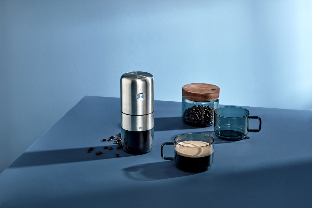 AdHoc i.Mill MC10 Elektrische Kaffeemühle USB-C 18,6 cm Edelstahl