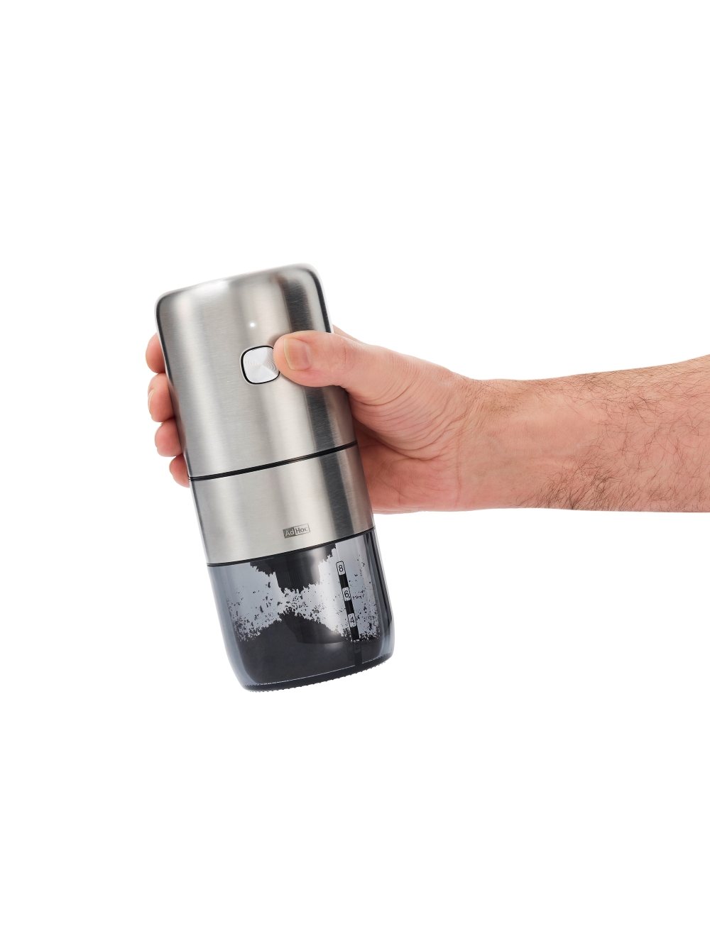 AdHoc i.Mill MC10 Elektrische Kaffeemühle USB-C 18,6 cm Edelstahl