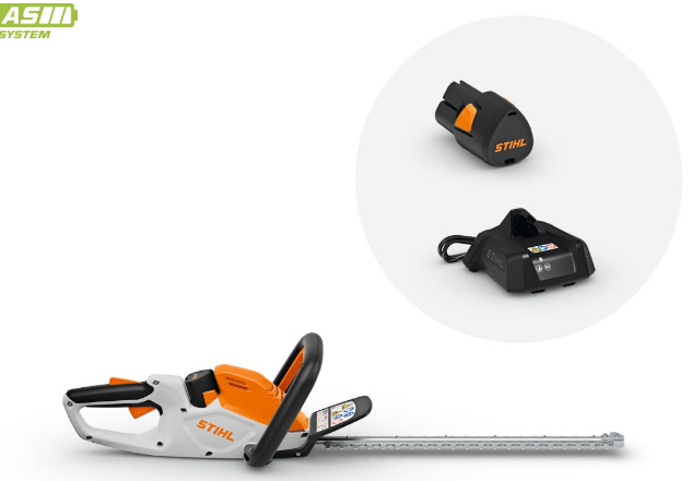 STIHL Akku Heckenschere HSA 30 mit Akku AS 2 und Ladegerät AL 1