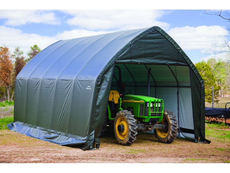 SHELTERLOGIC Folien Garage Weidezelt in-a-BOX 23,8m²