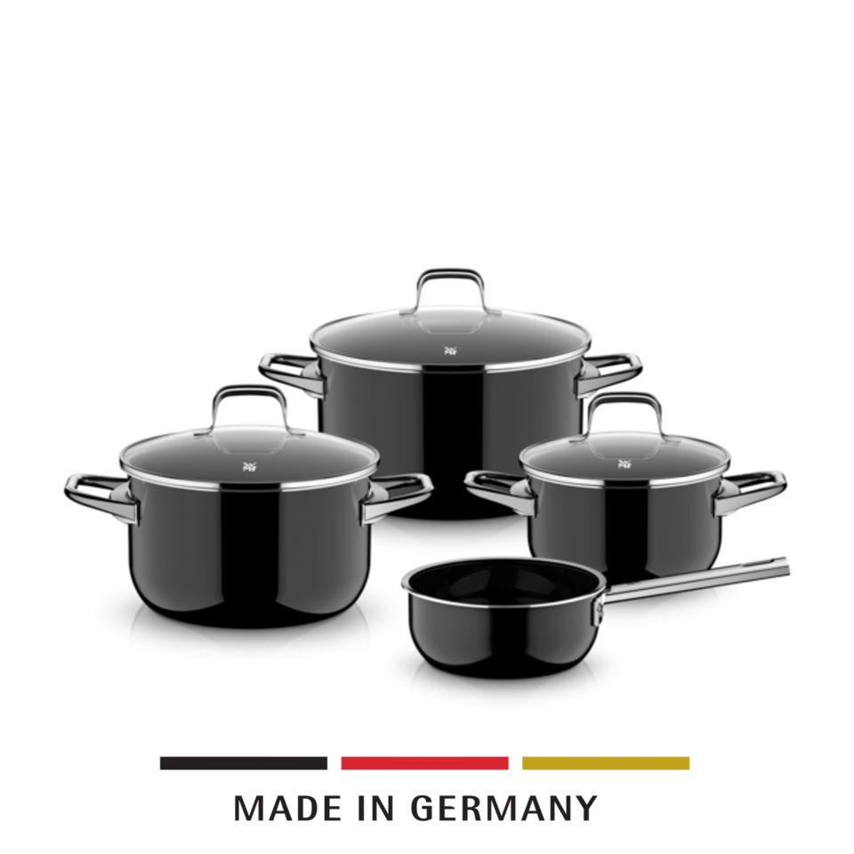 WMF Fusiontec Essential Pro, Topf-Set, 4-teilig, Black