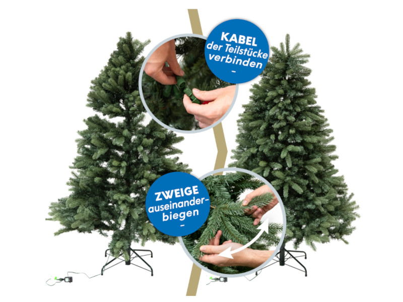 EVERGREEN VERMONT Fichte inkl. Lichterkette 180cm
