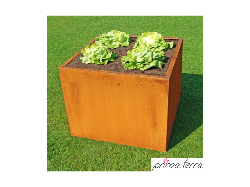 PRIMA TERRA Hochbeet-Bausatz Metall Edelrost 98x98 H78 cm
