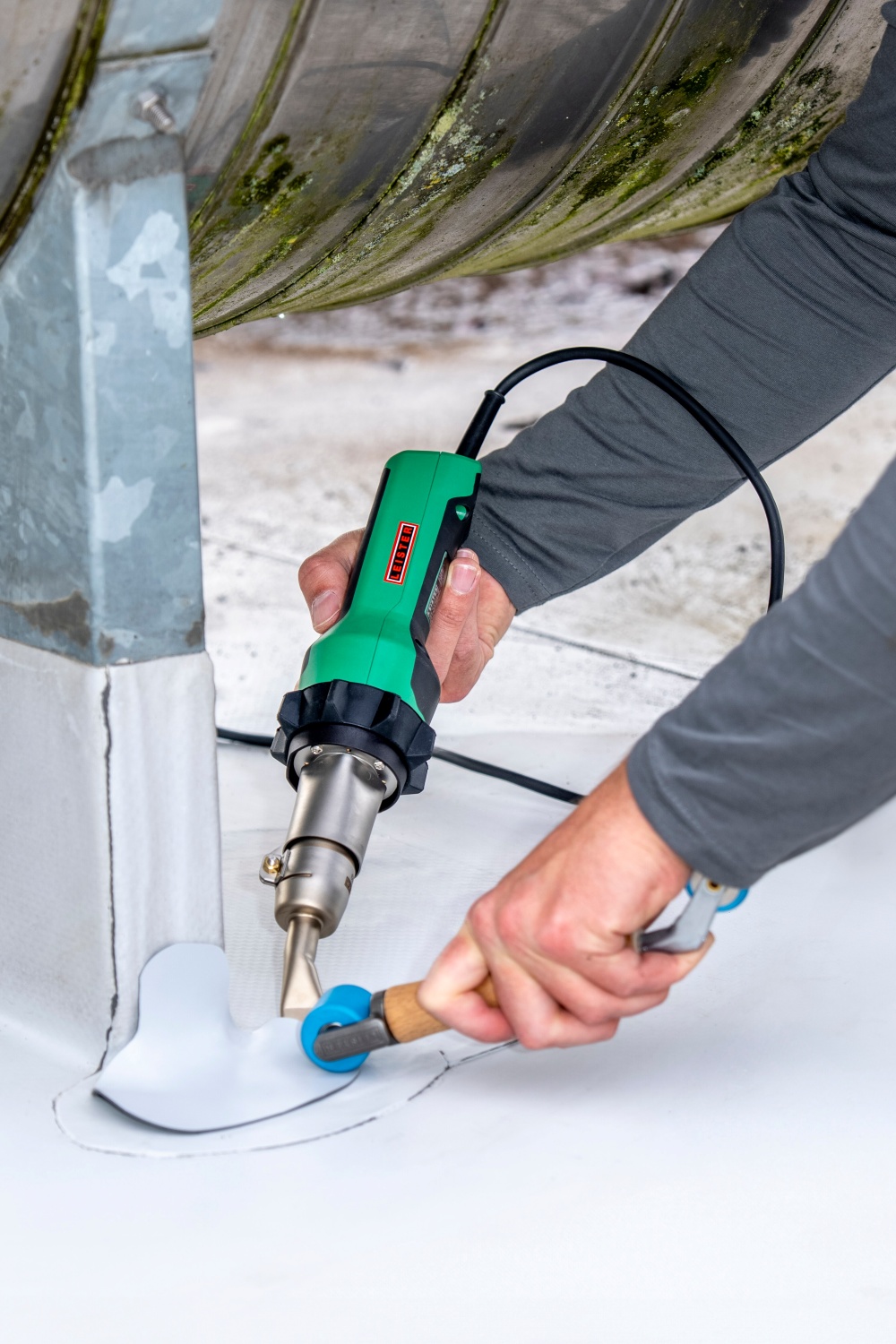 Leister HOT JET 500 A 144.590 Heißluftschweißgerät 230 V 1050 W EU-Stecker