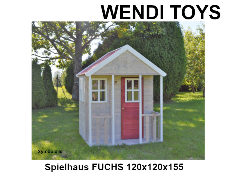 WENDI TOYS Spielhaus FUCHS 120x120x155