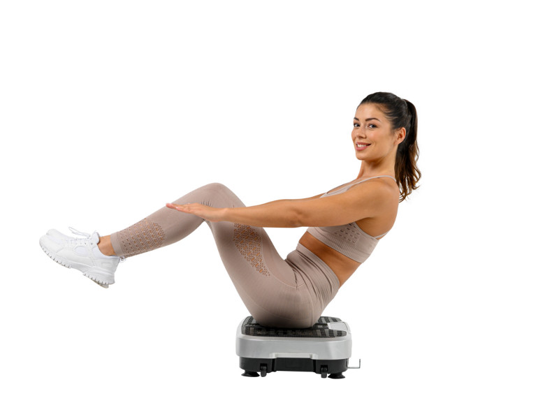 CHRISTOPEIT Vibrationsplatte 3000 silber/schwarz