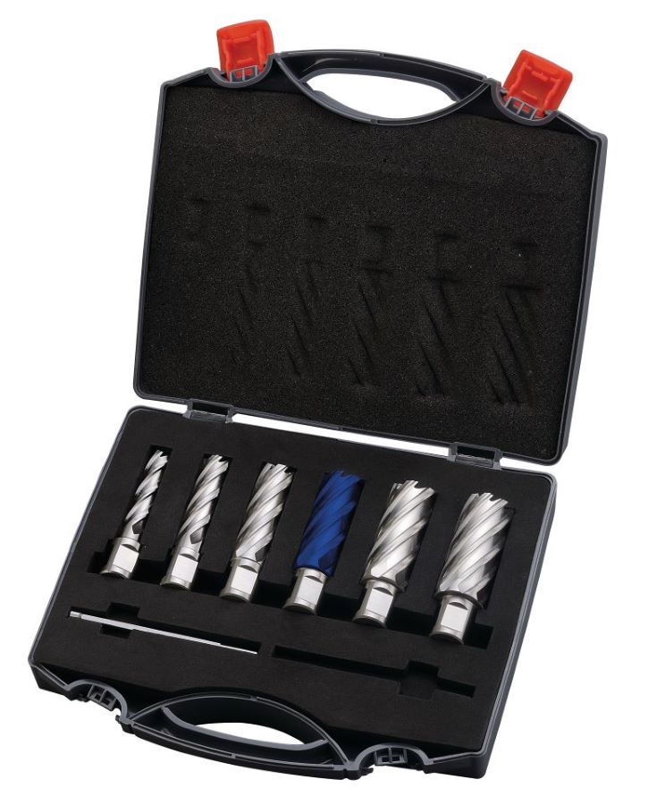 OPTIMUM Magnetbohrmaschine Zubehörset HSS TiAlN 30