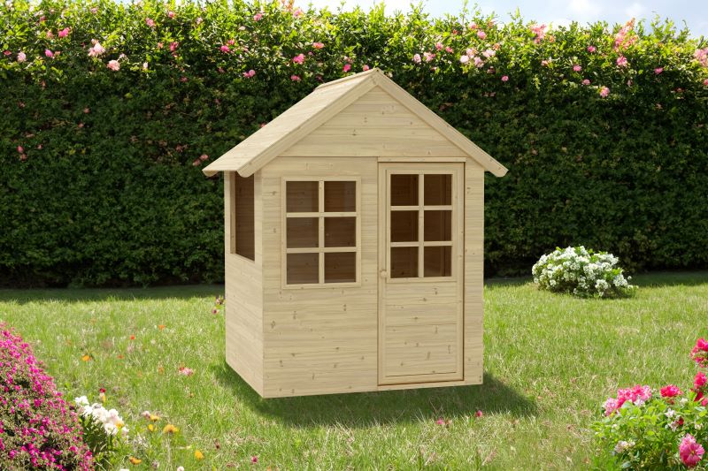 Zwerkules Kinder Spielhaus Holz, Holla