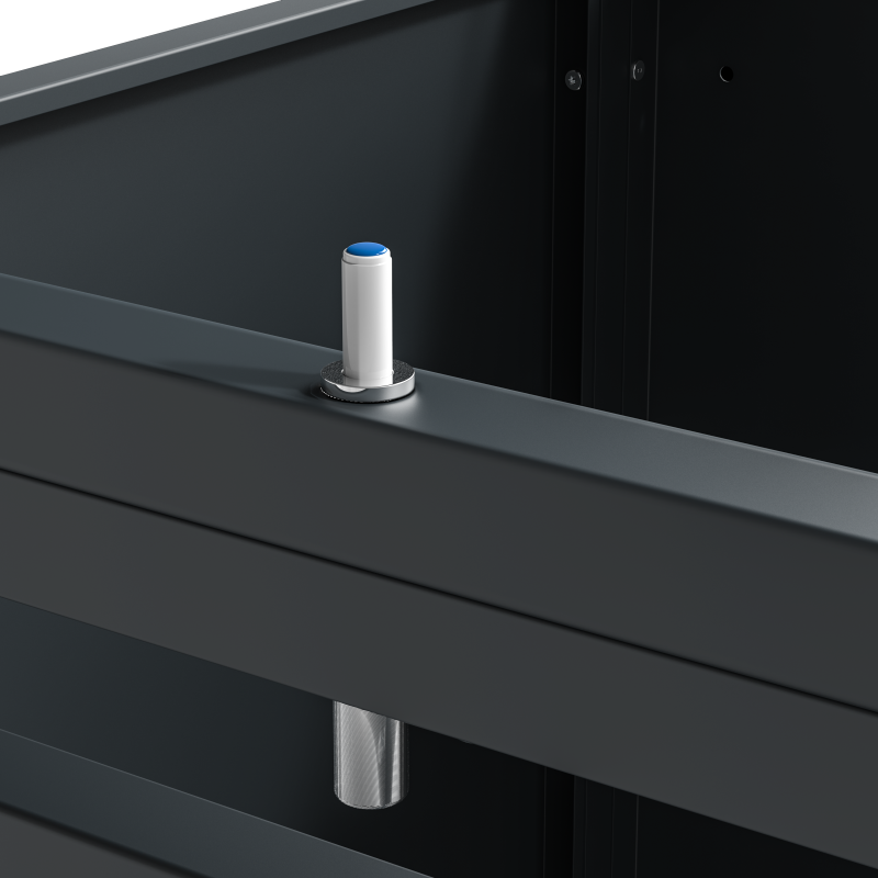 WESTMANN Mülltonnenbox metall Lacina 5x240 l