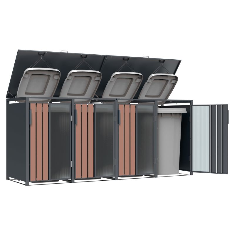 WESTMANN Mülltonnenbox metall Status 4