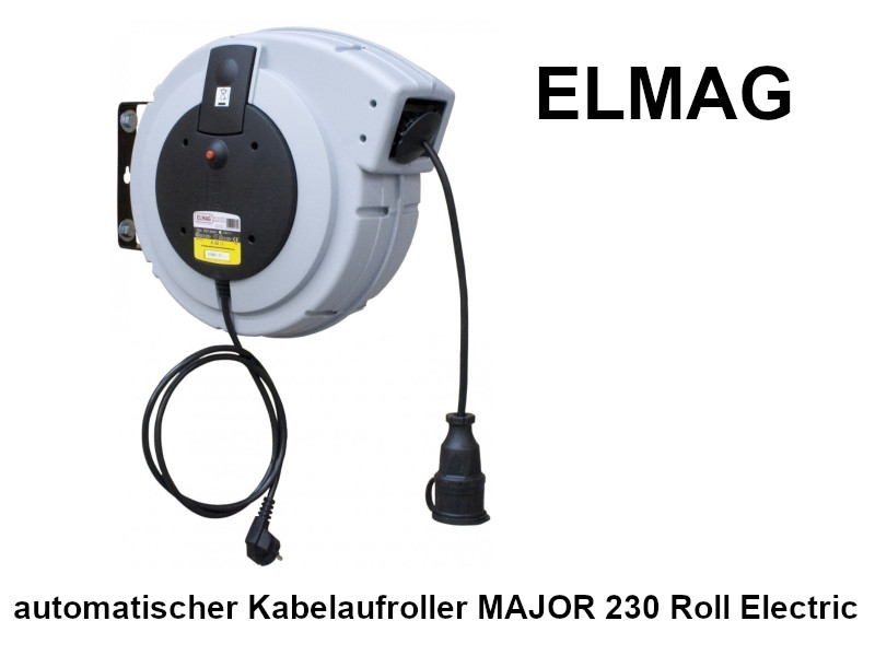 ELMAG automatischer Kabelaufroller MAJOR 230 Roll Electric
